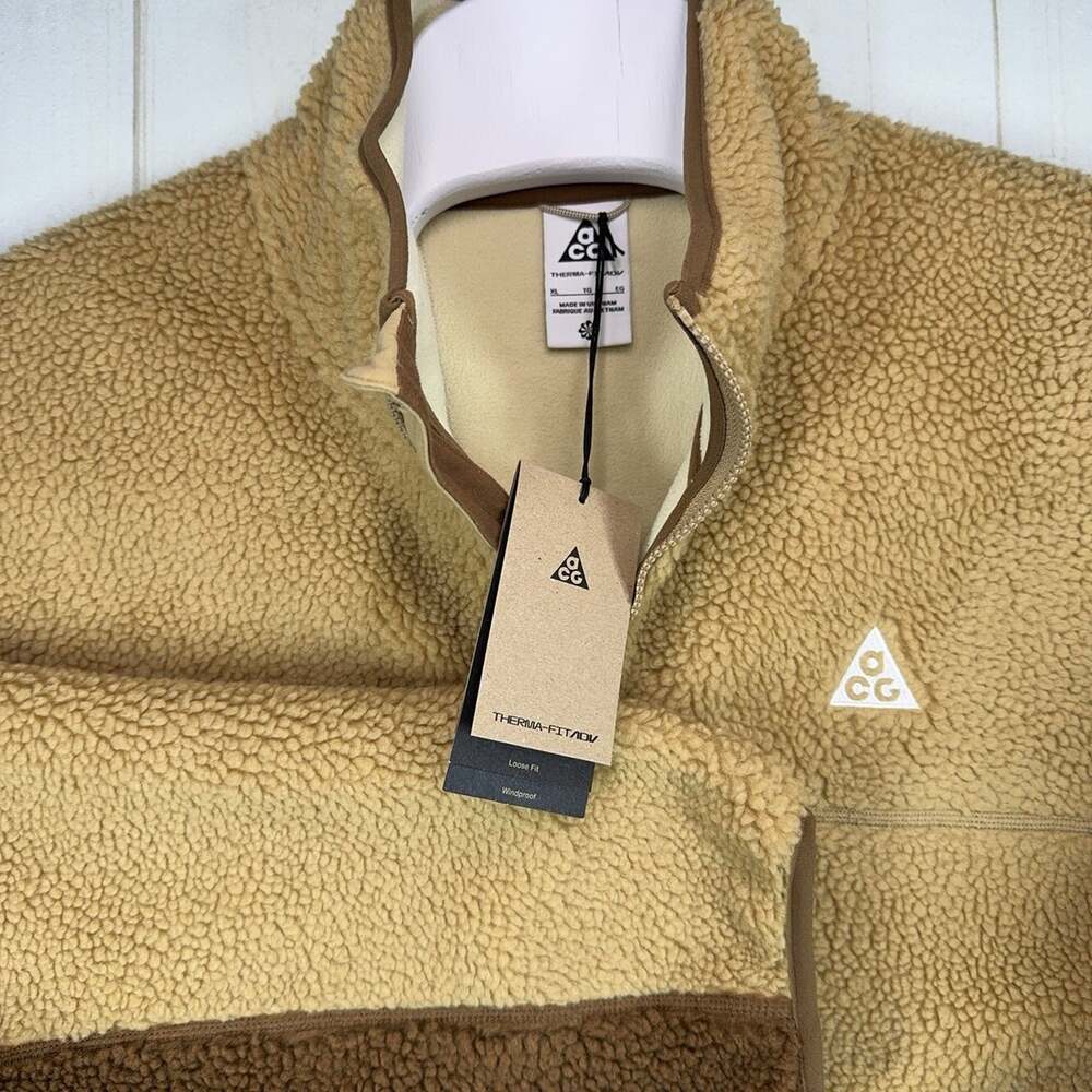 Nike ACG Sherpa Fleece Jacket Therma-FIT ADV Canwell Glacier Mens XL